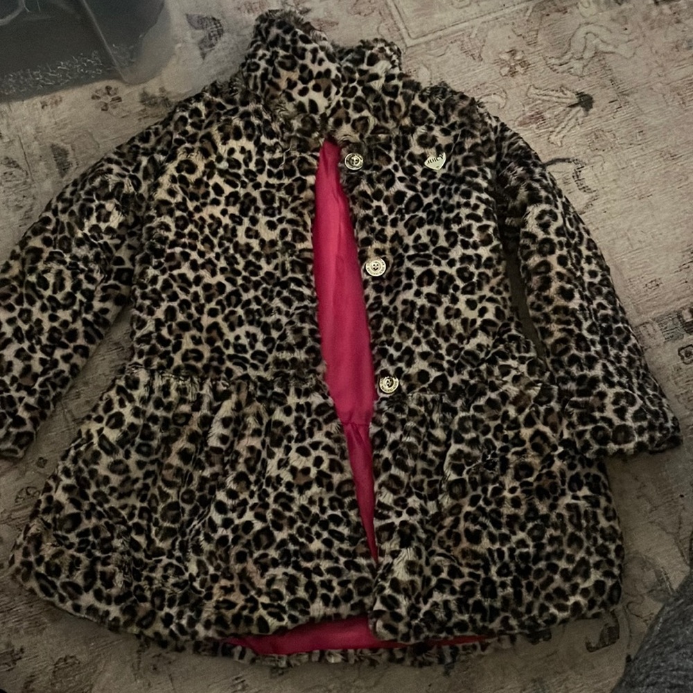 Girls Juicy couture cheetah jacket